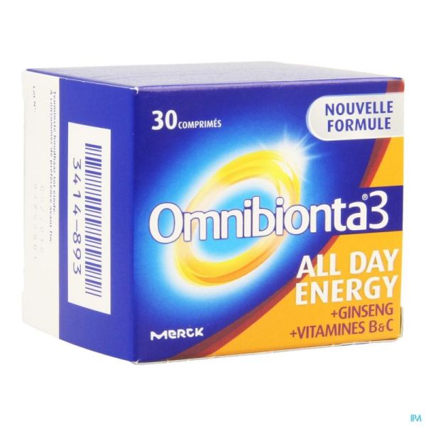 Omnibionta-3 All Day Energy Nf Comp 30