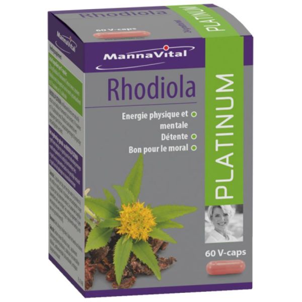 Mannavital rhodiola platinum    v-caps 60