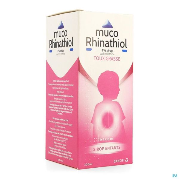 Muco Rhinathiol 2% Sir Inf 200ml