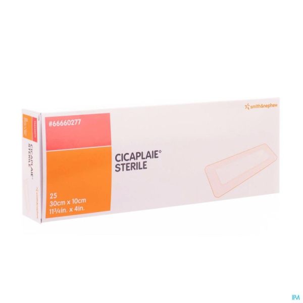 Cicaplaie Pans Sterile 30,0cmx10cm 25 66660277