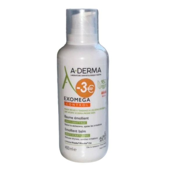 Aderma Exomega Control Baume Emollient 400ml