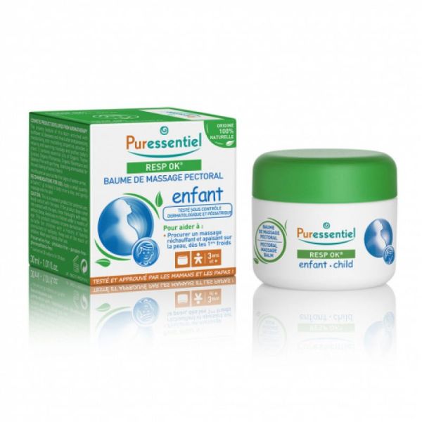 Puressentiel Respiratoire Baume Massag.enfant 60ml