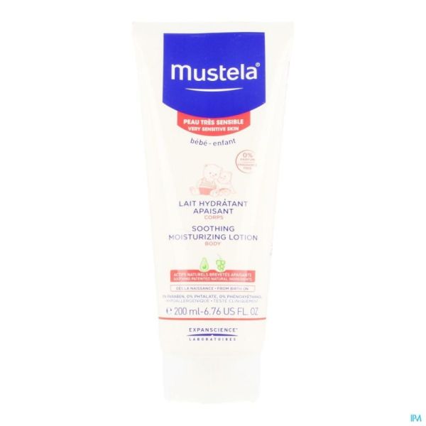 Mustela Pts Lait Hydratant Apaisant 200ml