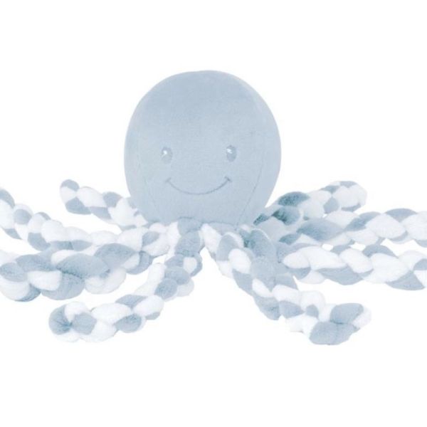Lapidou Octopus Doudou Marine Bleu Clair Otc Sol