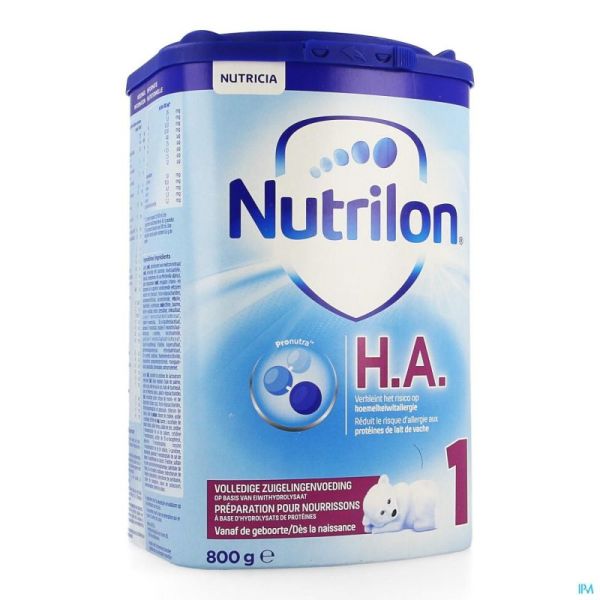 Nutrilon 1 Ha Lait Nourrissons Pdr 800g