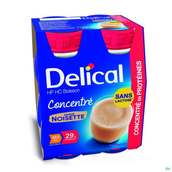 Delical CONCENTRE Noisette (4x200ml)