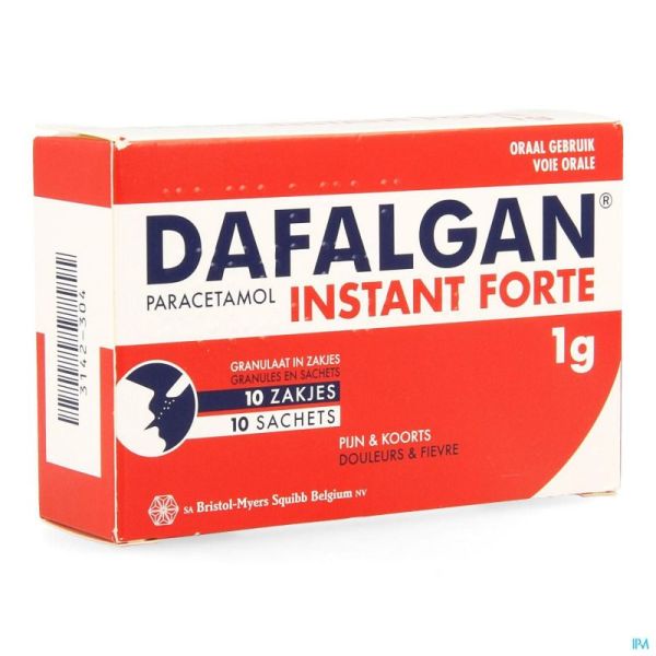 Dafalgan Instant Forte Gran Sach 10x1000mg