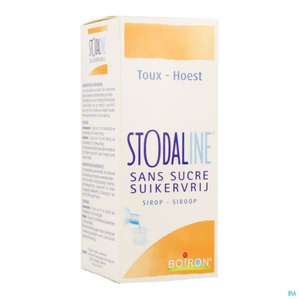 Stodaline Sans Sucre Sirop 200ml Boiron