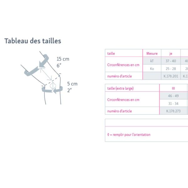 Genumedi® PA droite taille 1