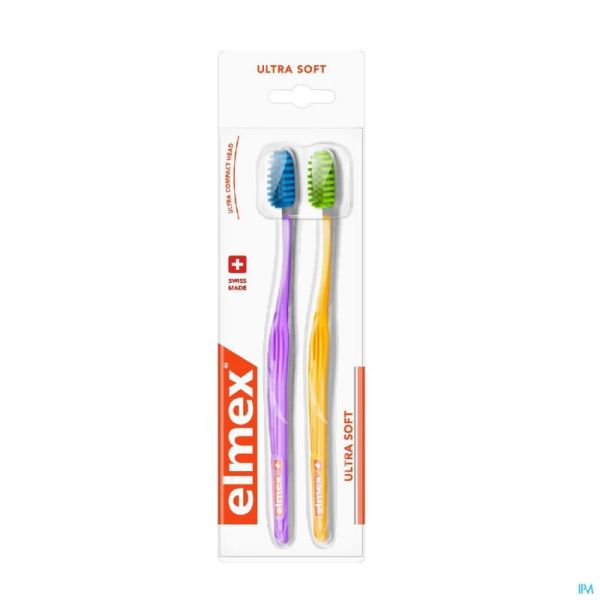 Elmex Brosse Dents Ultra Soft duo